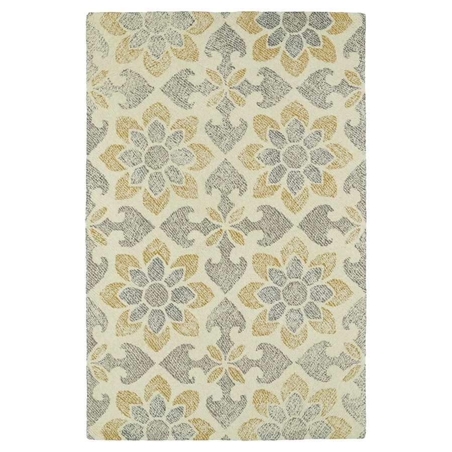 Kaleen Rugs MTG02 Montage Runner, Ivory, 2'6"x8' - MTG02-01-268 - Image 1 of 1