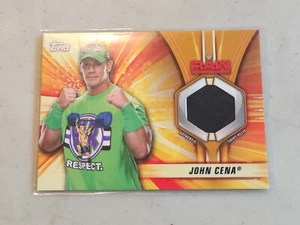 2019 WWE Topps John Cena Shirt Relic SummerSlam Superstar Relic #SR-JC #14/99 - Picture 1 of 2