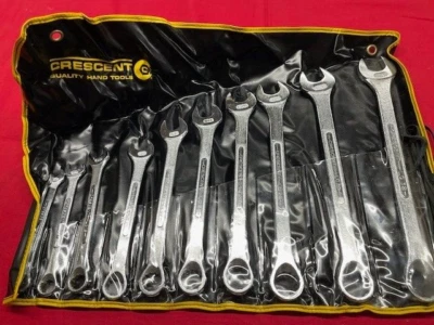 Juego de rollos de herramientas Crescent Tool Company LCR11 - 11 llaves - vintage Foto 1 de 4