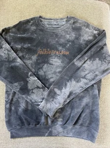 Taylor Swift Folklore Album Embroidered Tie-Dye Rare Sweatshirt Size XL - Picture 1 of 3