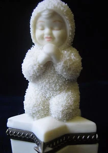 SWEET DREAMS SCHARNIERTE BOX #68868 DEPT 56 pensionierte SCHNEEBABYS - Bild 1 von 5