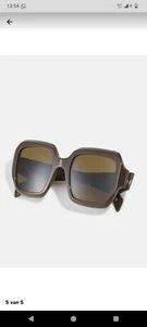 PRADA PILLOW ACETATE SUNGLASSES IN BROWN NEW - Picture 1 of 7