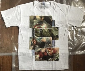The Avengers Stagger XL Weiß Herren T-Shirt Neu Offiziell - Bild 1 von 1