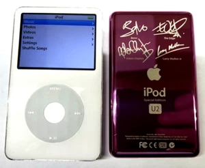 APPLE iPOD CLASSIC 5.5th White 128GB SSD Wolfson DAC Pink U2 Excellent Grade A - Picture 1 of 4