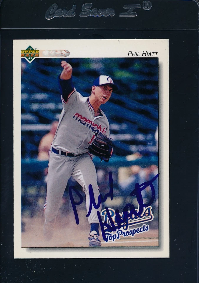 1992 Upper Deck Prospects #176 Phil Hiatt Royals Signed Auto *25547 - Image 1 of 1