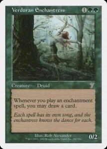 Verduran Enchantress / Blütenzauberin  - 7th EDITION -  englisch  (excellent -) - Bild 1 von 1