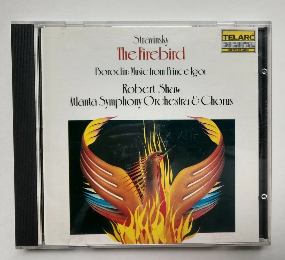 STRAVINSKY The Firebird Borodin Prince Igor CD Robert Shaw Telarc 1978 Japan Foto 1 de 4