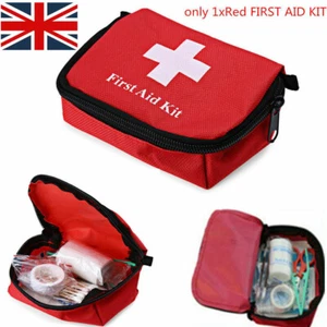 Outdoor Camping Hiking Survival Travel Emergency First Aid Kit Rescue Bag Case - Picture 1 of 10