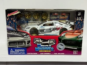 1:24 03 Honda Accord Import Tuner Muscle Machine Build It Kit White - Picture 1 of 4
