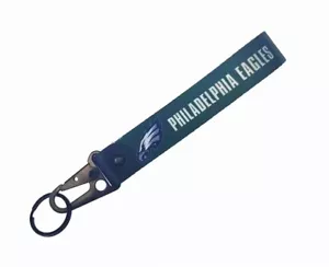 Philadelphia Eagles Carabiner Lanyard Keychain 8”. NFL Football Eagles Keychain - Picture 1 of 3