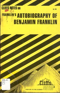 Autobiography of Benjamin Franklin Cliffs Notes Cliff Cliff's Study Guide Book - Imagen 1 de 1