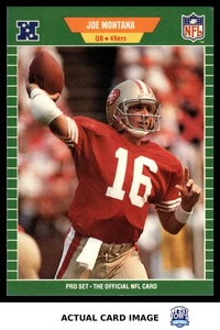 1989 Pro Set #381 JOE MONTANA San Francisco 49ers HOF EX-NM - Picture 1 of 4