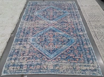 Alfombra Mancha Trasera AZUL/TURQUESA 5'-0" X 8'-0" Precio Reducido 1172777421 SFN577A-5 Foto 1 de 4