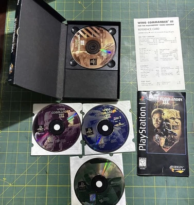 Wing Commander III Sony PlayStation 1, 1996 Longbox - Image 1 of 4