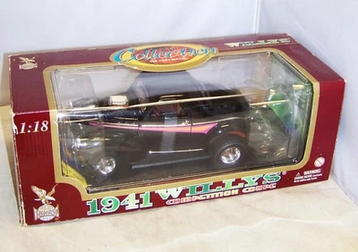 1:18 ROAD LEGENDS 1941 WILLYS COMPETITION COUPE BLACK NHRA DRAG HOT ROD 92278 - Image 1 of 4