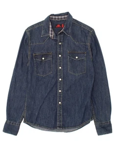 KAPPA Mens Denim Shirt Small Blue Cotton CE22 - Picture 1 of 3