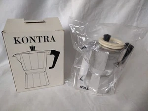 Rare IKEA Kontra Espresso Pot Stove Top Coffee Maker UNUSED 1-2 person? 16cm - Picture 1 of 10