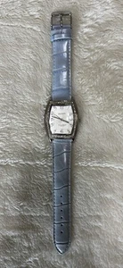 Reloj Dufonte Lucien Piccard Correa de Cuero Tono Plateado Estrás Cara y Estuche MÁS - Imagen 1 de 8