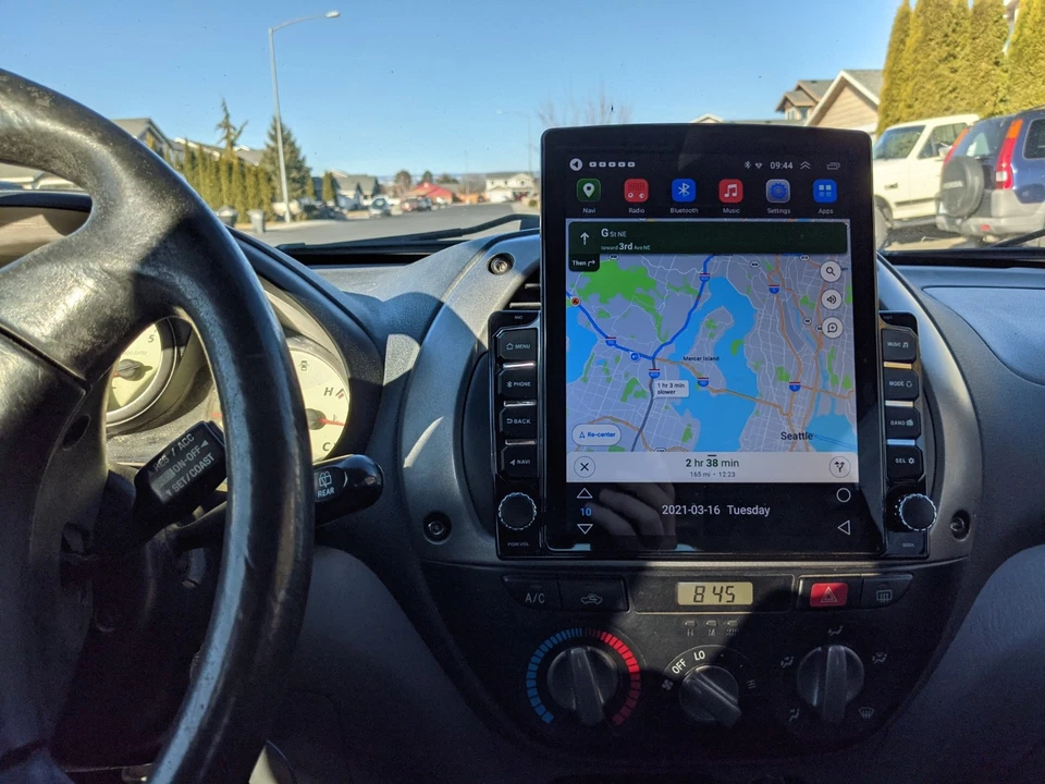 2Din Android 15 Carplay Car Stereo GPS Navi Radio Wifi w/Camera 9.7" 2+32G New - Image 1 of 4