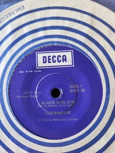 Los Bravos "Black Is Black" 1973 DECCA NZ 7" JUKEBOX 45rpm - Picture 1 of 2