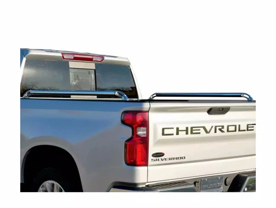 Putco Locker Truck Rails For Chevy S10 Pickup 1982-2003 6' Fleetside Chrome Foto 1 de 4