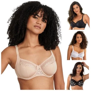 Pour Moi Aura Bra Side Support Underwired Non-Padded Womens Lingerie 21802 - Picture 1 of 23