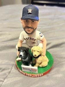 2024 Houston Astros SGA Justin Verlander & Dogs Bobblehead 8/31/24 - Picture 1 of 11