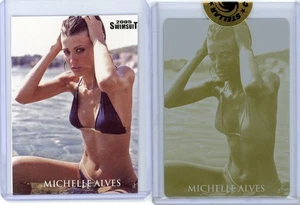 MICHELLE ALVES 2005 SPORTS ILLUSTRATED SI SWIMSUIT (YELLOW) PRINTING PLATE 1/1!! - Picture 1 of 2