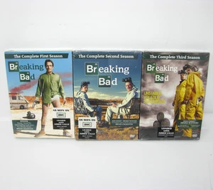 Breaking Bad Seasons 1, 2, & 3 TV Show DVD Lot AMC NEW FACTORY SEALED - Picture 1 of 4