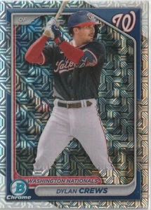 Bowman Chrome 2024 - Prospects Dylan Crews #BCP-193 Mojo Refractor (RC) - Imagen 1 de 2