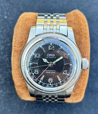 Reloj automático Oris Big Crown Pointer fecha negro para hombre Foto 1 de 4