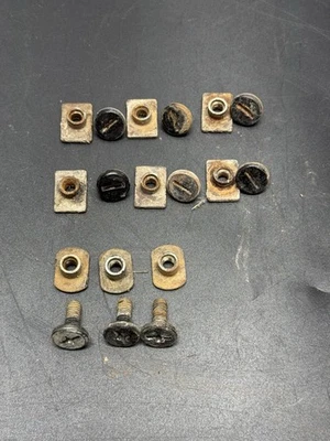 1986 HONDA FOURTRAX 250 TRX250 Rear MUD FLAP MOUNTING BOLTS SPECIAL NUTS - Image 1 of 4