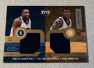 2003-04 Honor Roll Dual Warm-Ups Gold #GA/JR Arenas/Richardson /100 - Picture 1 of 2