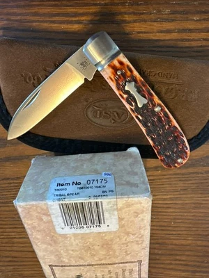 CASE XX TONY BOSE Collaboration 612010 154-CM TRIBAL SPEAR Chestnut Bone - Image 1 of 4