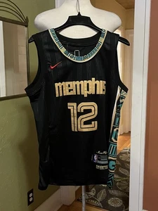 Neu mit Etikett! Nike Memphis Grizzlies Ja Morant Stitched Isaac Hayes Trikot Gr. 44 - Bild 1 von 12