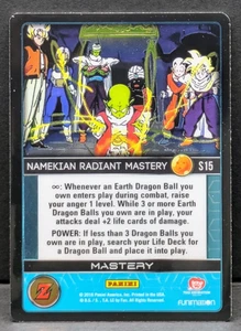 2016 Panini Dragon Ball Z Awakening Namecciano Radiant Mastery FOIL #S15 NM - Foto 1 di 2