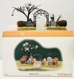 Department 56 Halloween Haunted Front Yard #55026- TESTED & WORKS - Picture 1 of 9