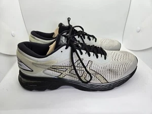 Asics Gel Kayano 25 Shoes Men's 10.5 White Running Athletic Distance Sneakers - Picture 1 of 8