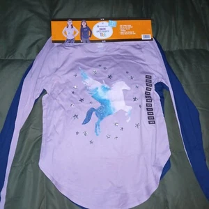 Members Mark Girls 2 Pack My Favorite Tees Flip Sequins Long Sleeves 14/16 - Picture 1 of 3