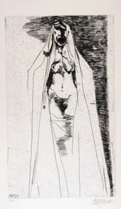 Leonard Baskin / Tamora Print Signed 1970 - Picture 1 of 1