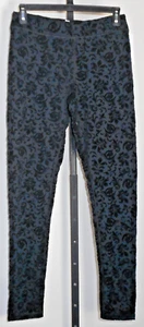 Jockey Women's Flocked Floral Leggings Pants Black S Nwt - Picture 1 of 2