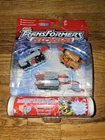Hasbro Transformers: Armada - Bonecrusher, Knock Out Wreakage Mini-Cons 2002 Cover