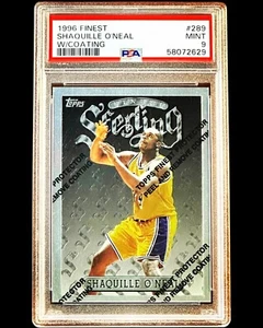 Shaquille O'Neal - 1996-97 Topps Finest STERLING w Coating Shaq - PSA 9 - Pop 34 - Picture 1 of 4