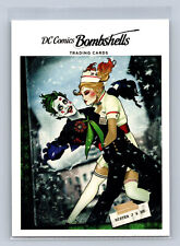 Harley Quinn - 2017 Cryptozoic DC Bombshells October 2015 cover insert card A10