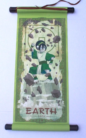 Avatar: The Last Airbender Toph Earth Wall Scrolls Culturefly Nicktoon 2022 Cover