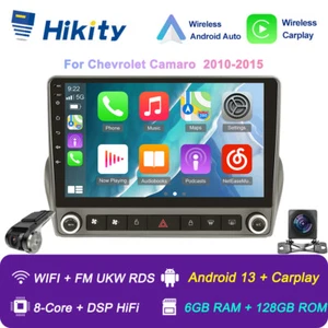 8-Core Android Carplay Car Radio Stereo Navi GPS For Chevrolet Camaro 2010-2015 - Picture 1 of 22
