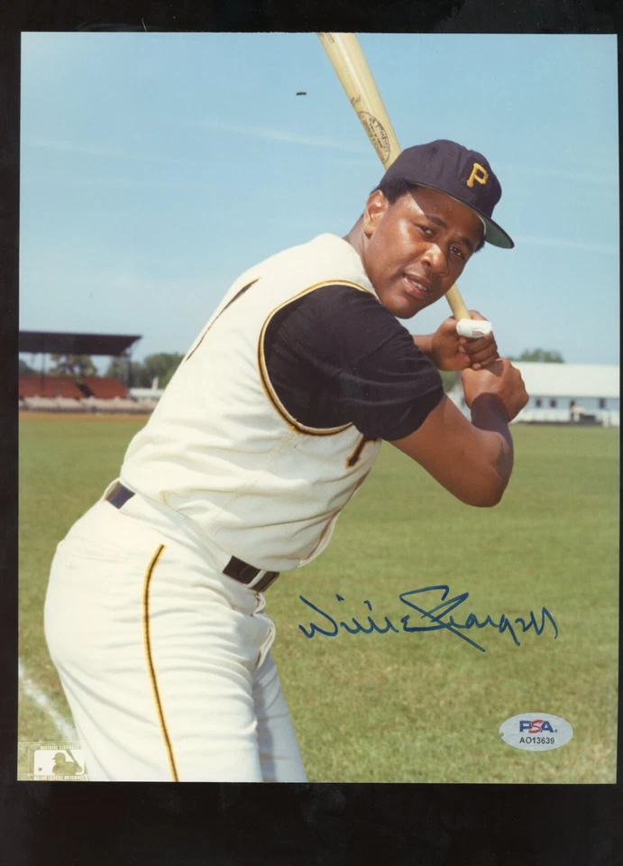 Willie Stargell HOF Pirates 8x10 Autographed Photo PSA Authentic - Image 1 of 1