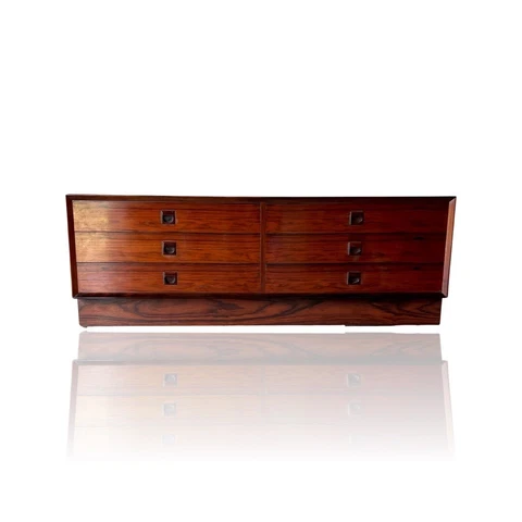 Danish rosewood double dresser by Brouer Møbelfabrik Cover