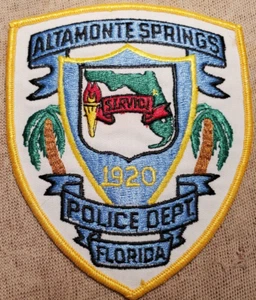FL Altamonte Springs Florida Polizei Schulteraufnäher - Bild 1 von 1