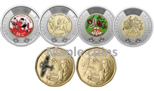 2023 6 Canada Coins $2 Hockey Summit, Indigenous Peoples day, $1 Elsie McGill - Picture 1 of 1